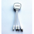 LED 5 in 1 Multi USB Charger Cable/Cord